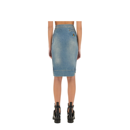 Denim Midi Skirt - Image 3