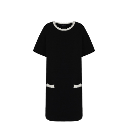 Ottoman Fabric Dress with Fringed Details - Image 1