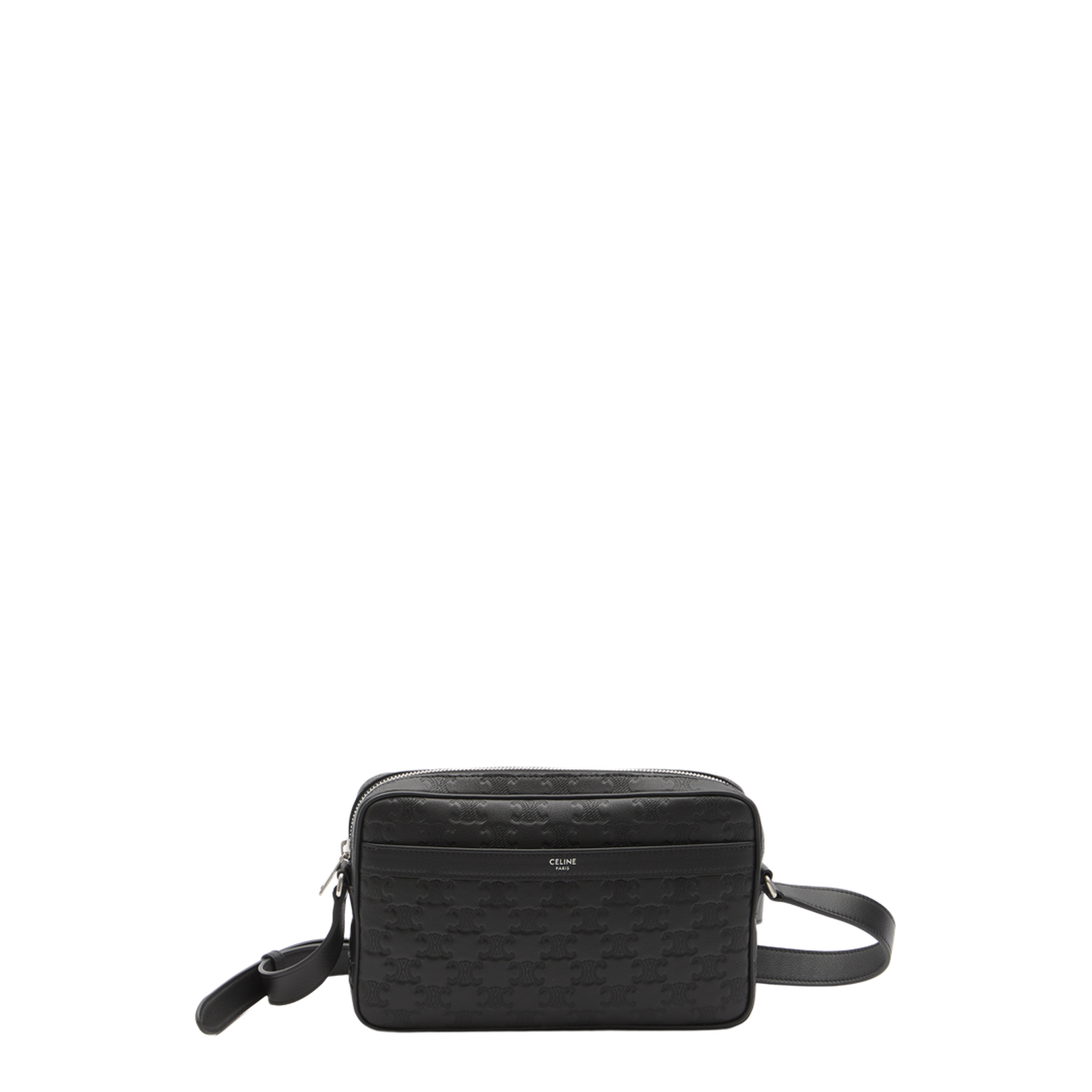 Triomphe Embossed Medium Messenger Bag - Image 3