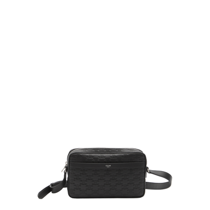 Triomphe Embossed Medium Messenger Bag - Image 3