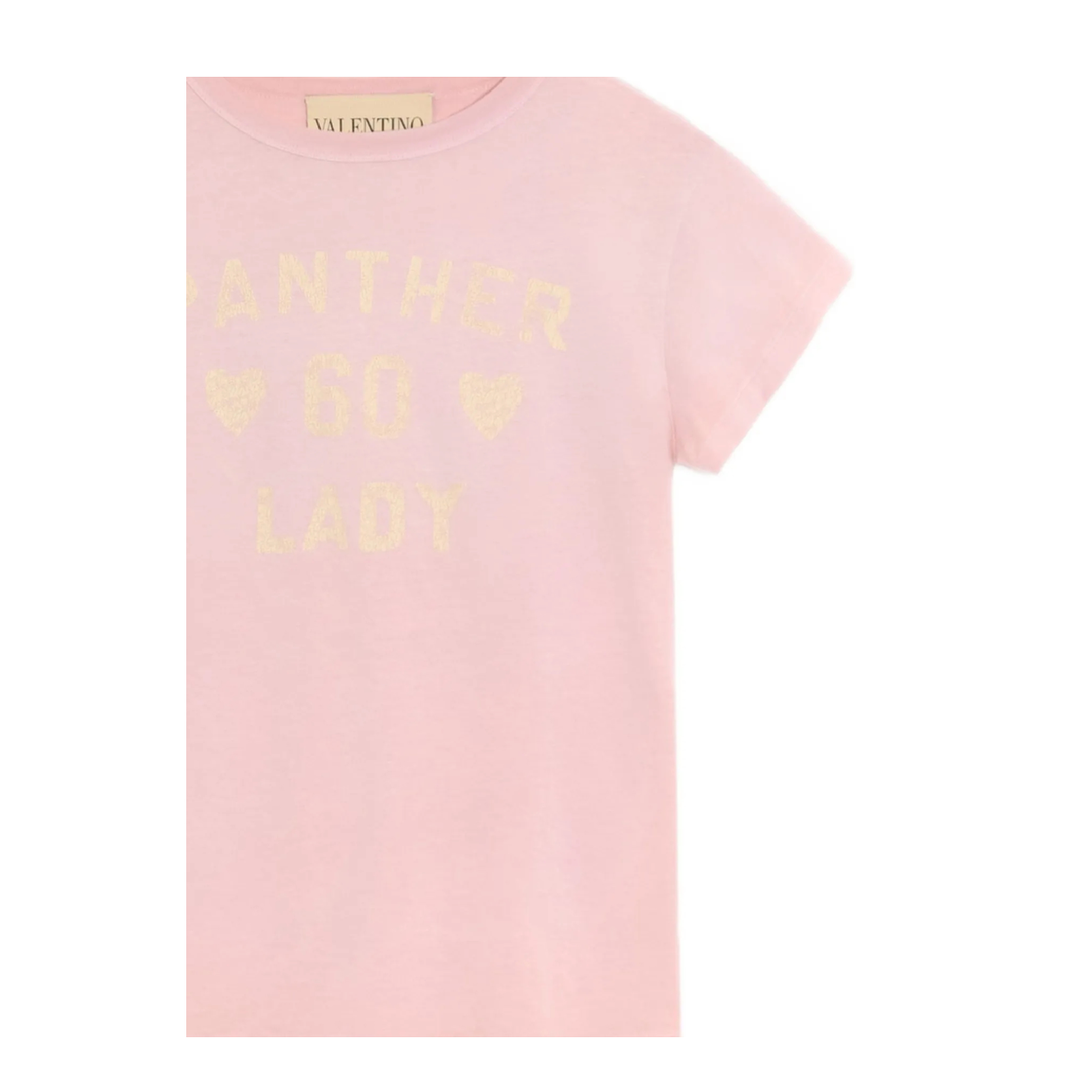 Printed Cotton T-Shirt Pink - Image 2