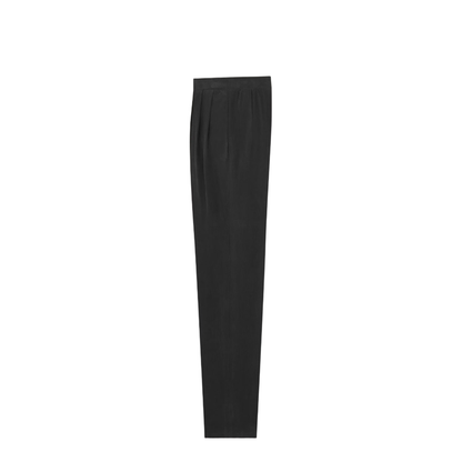Silk Habotai Pants in Black - Image 2