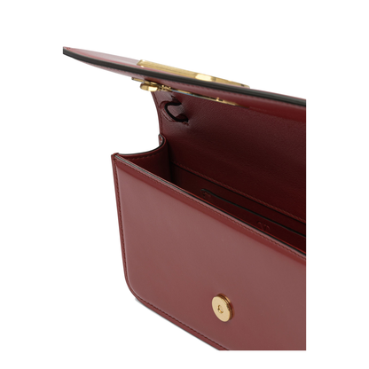 Red Foldover Top Crossbody Bag - Image 5