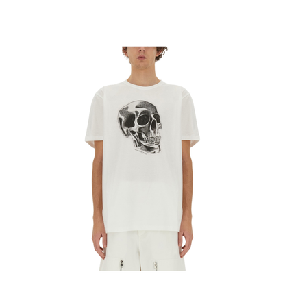 Skull Print T-Shirt - Image 1