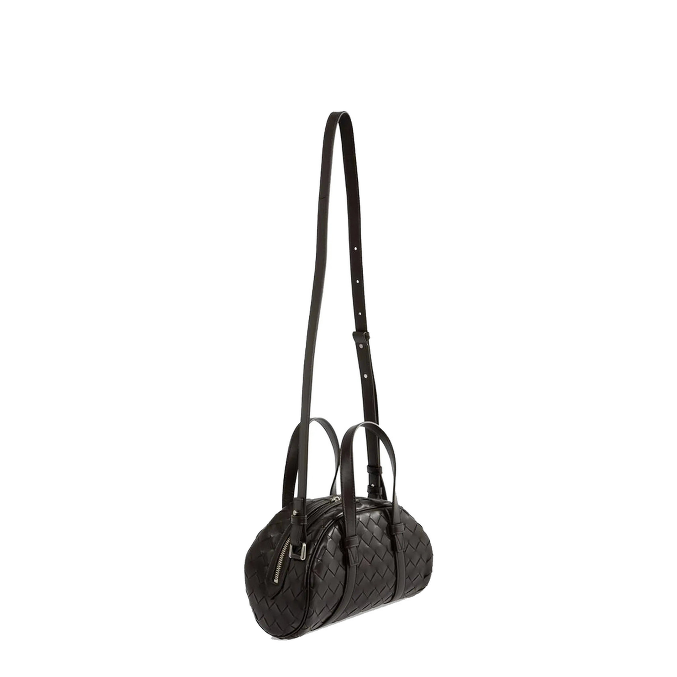 Jim Queen Small Calfskin Shoulder Bag - Fondant/Silver - Image 2