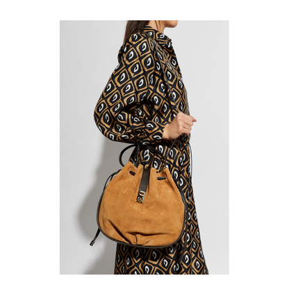 Hug Suede Bucket Bag - Naturale - Image 2
