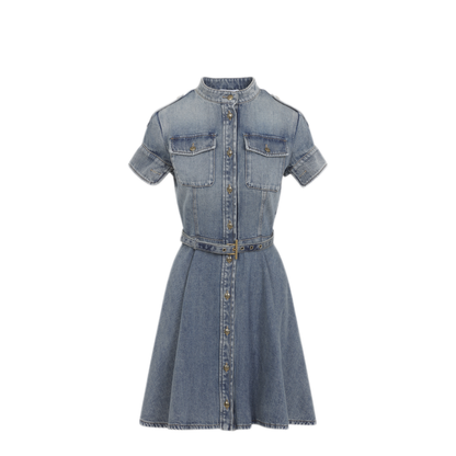 Denim Mini Dress - Image 1