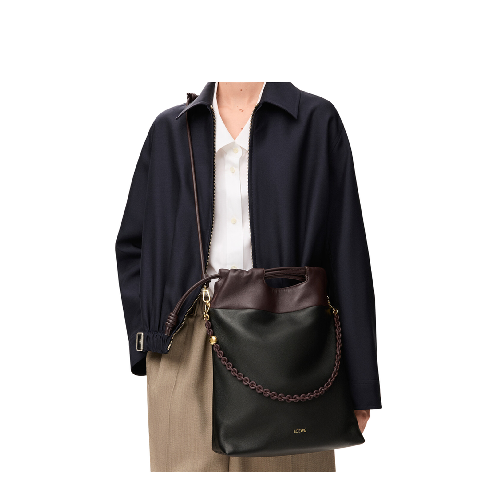 Anagram Pebble Chain Black - Image 4