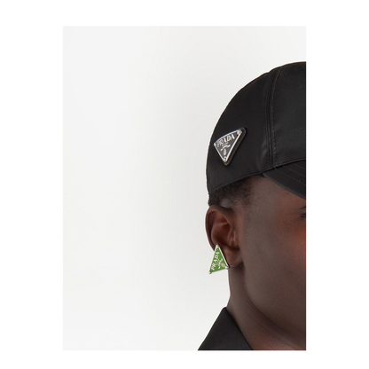 Black Nylon Baseball Cap - Image 5
