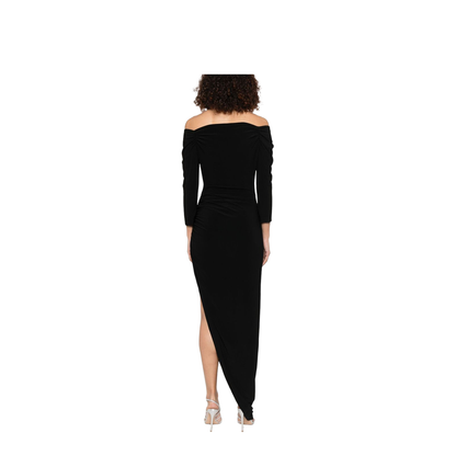 Off Shoulder Side Drape Gown - Image 3