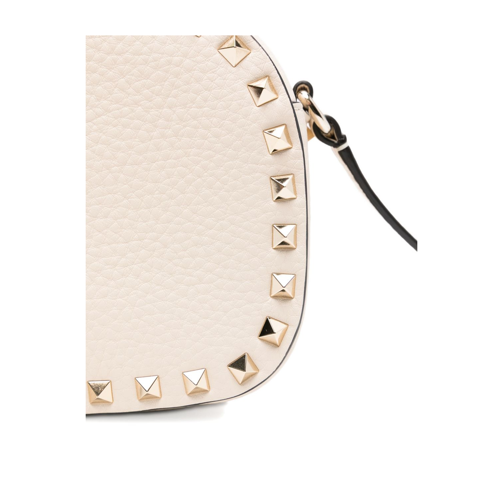Mini Rockstud Shoulder Bag White - Image 3