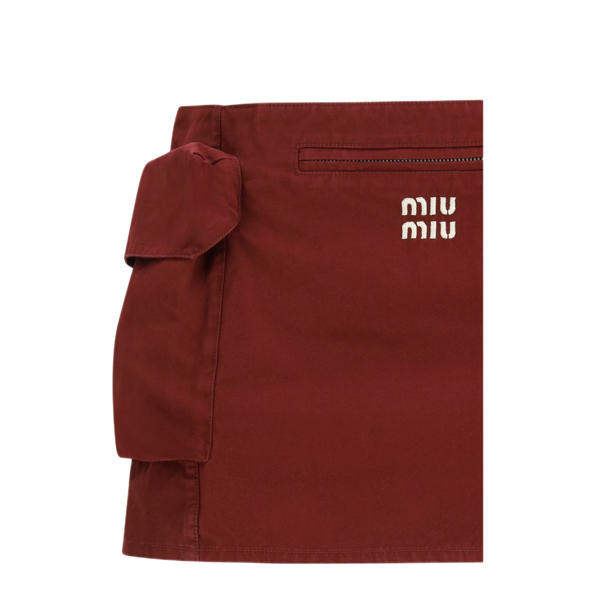 Cotton Mini Skirt - Image 3