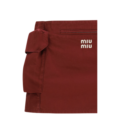 Cotton Mini Skirt - Image 3