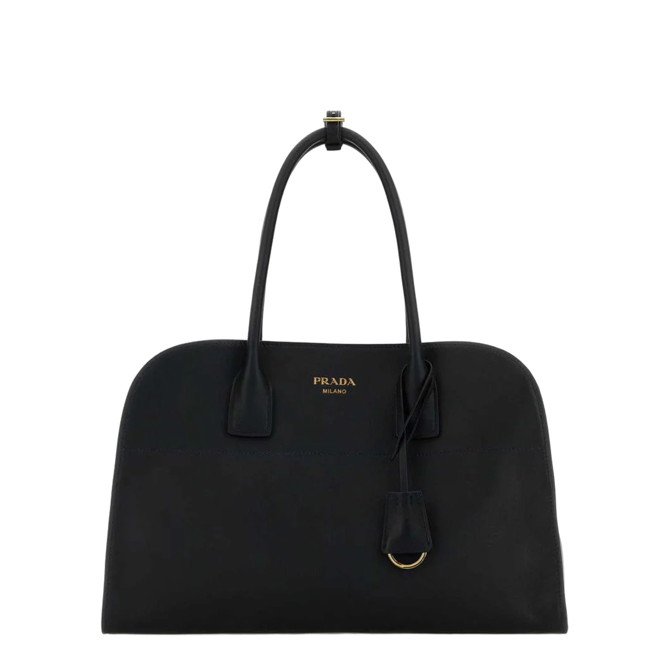 Large Calfskin Tote - Black - Image 1