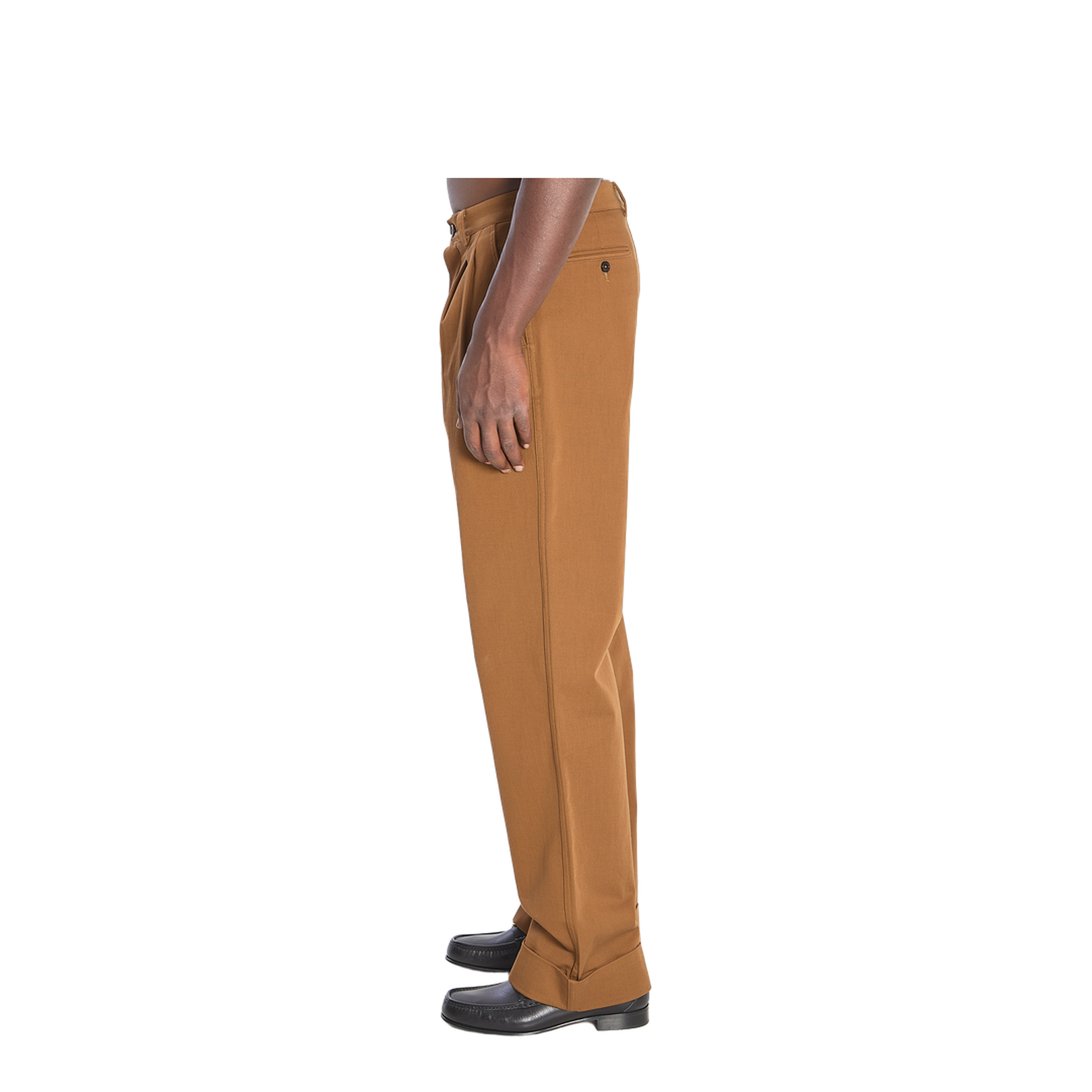 Cotton Gabardine Trousers - Image 3