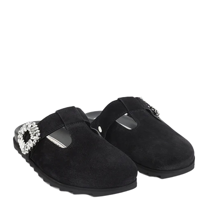 Slidy Mules in Suede - Image 2