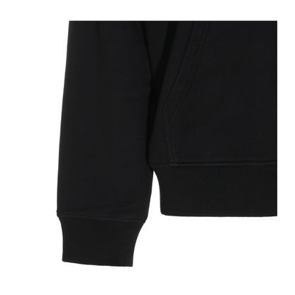 Hooded Cotton Sweatshirt In Black - Image 5