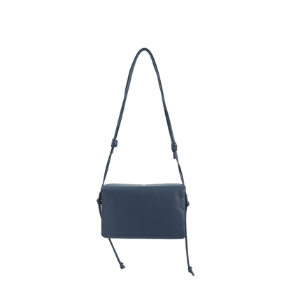 Trio Small Lambskin Shoulder Bag - Light Graphite - Image 9