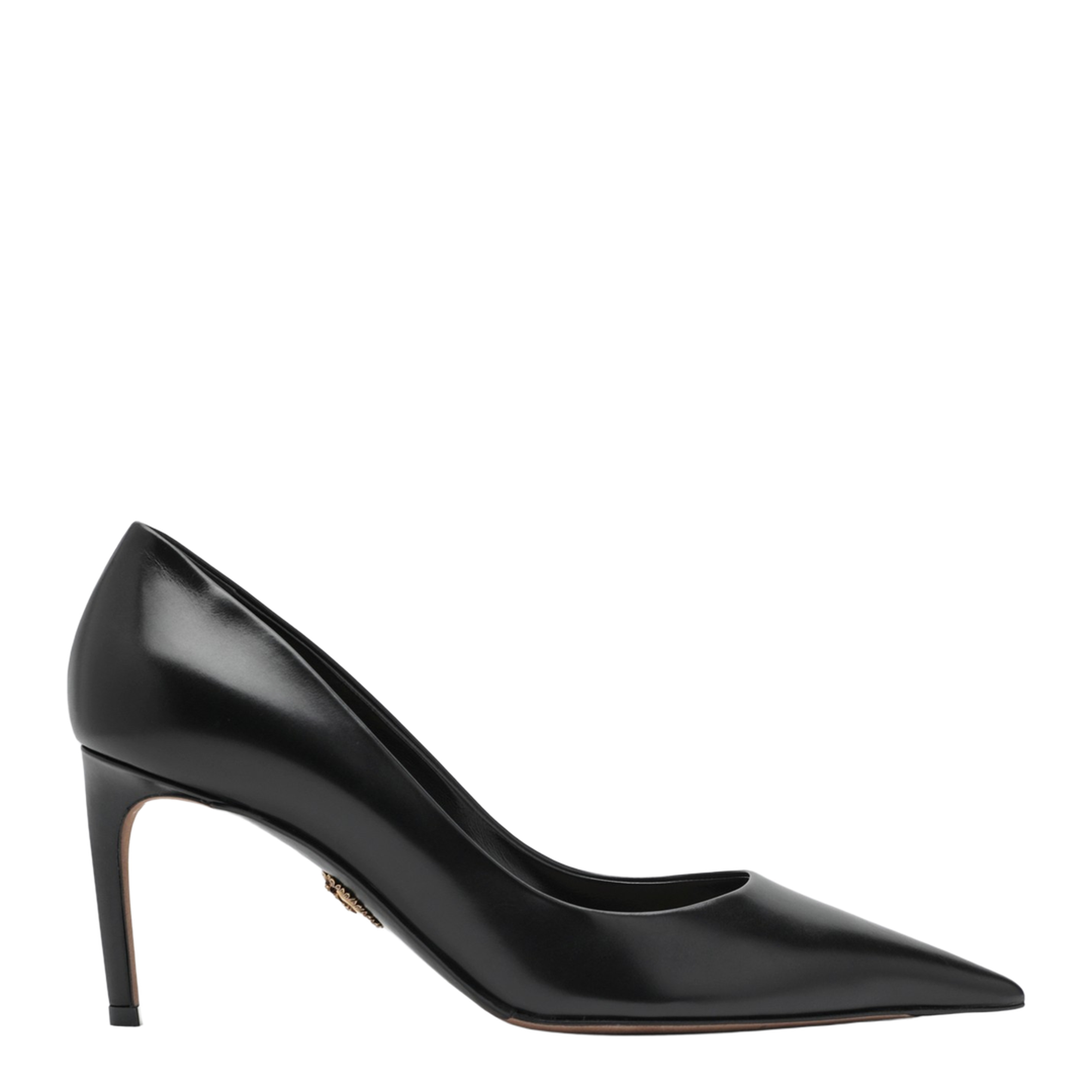 Black Calfskin Devotion Pumps - Image 1