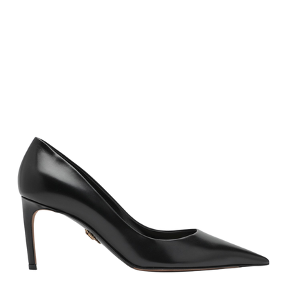 Black Calfskin Devotion Pumps - Image 1
