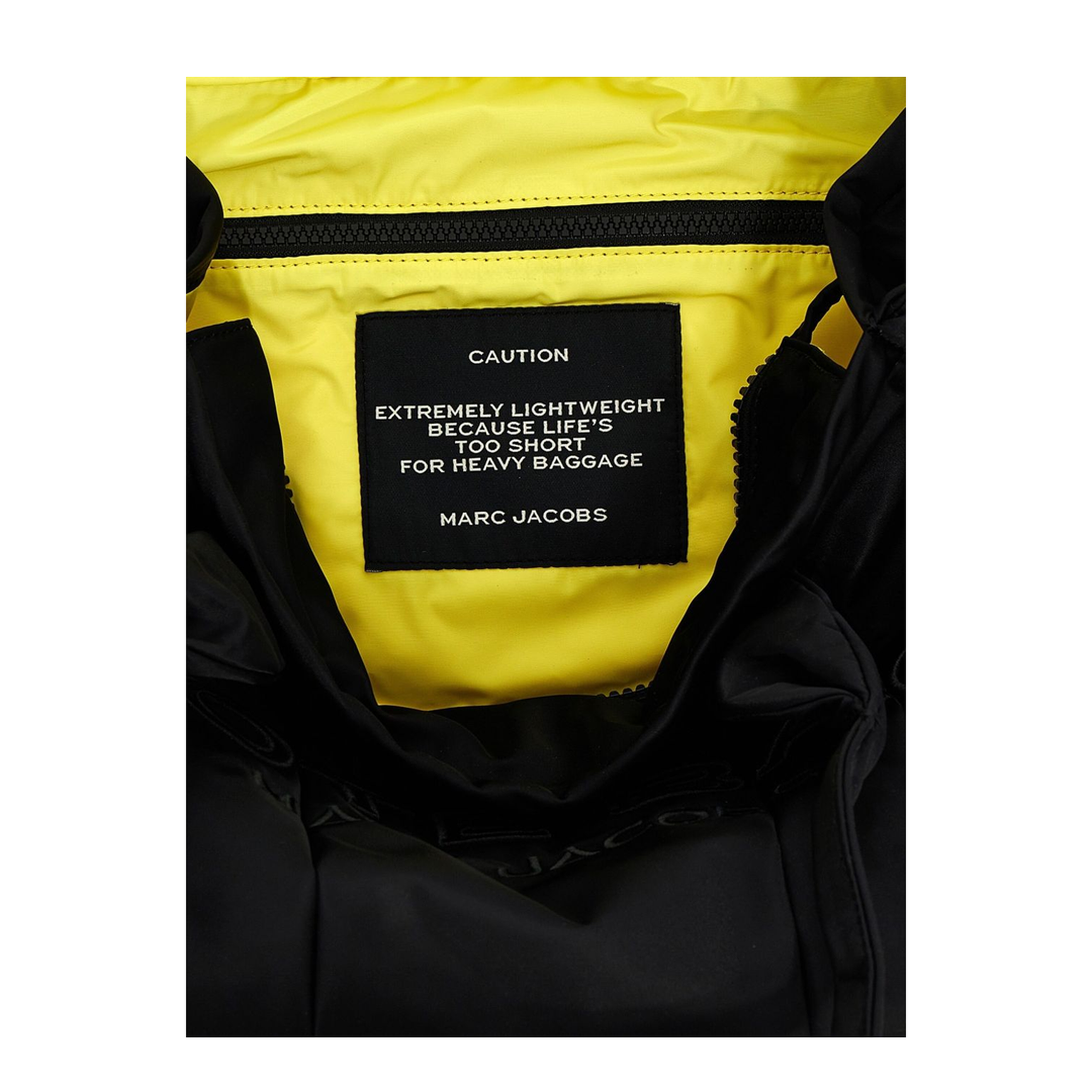 The Puffy Nylon Large Tote Bag - Black - Image 4
