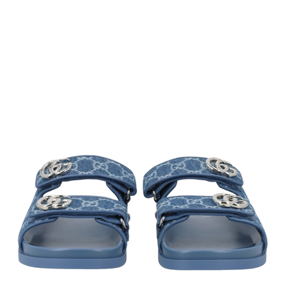 Double G Flat Sandals - Image 3