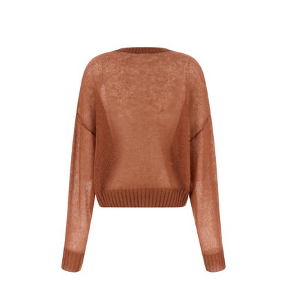 Monili Crew-Neck Sweater Orange - Image 2