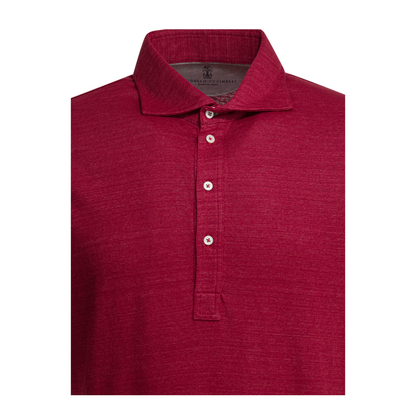 Men's Jersey Polo Shirt - Red - Image 3