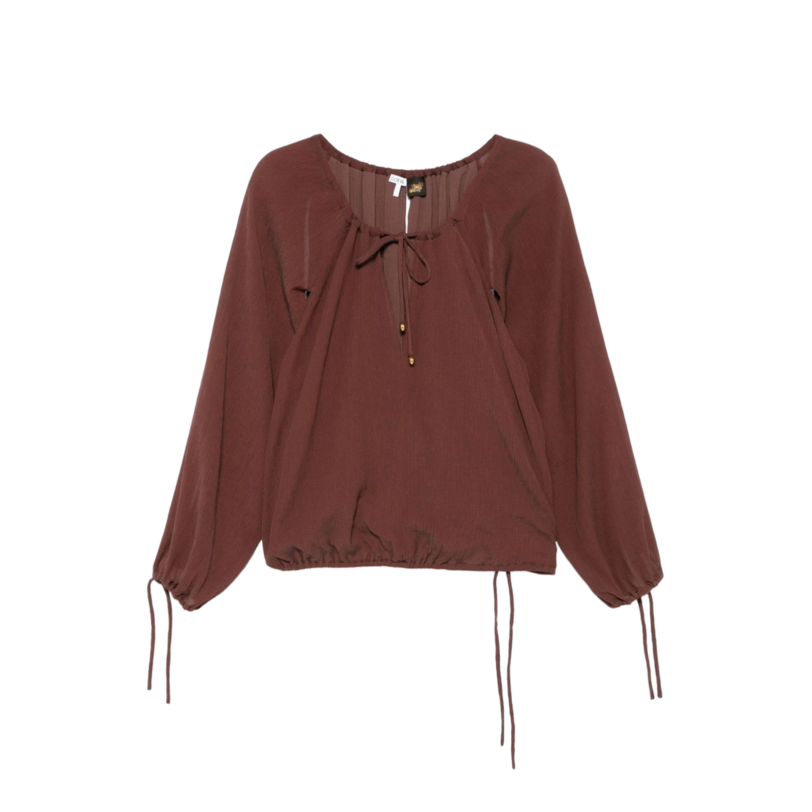 Cotton and Silk Blend Blouse - Image 1