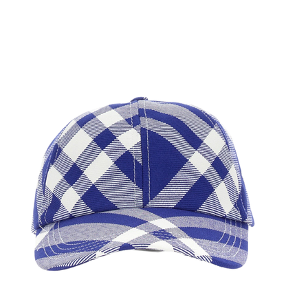 Baseball Cap with Tartan Pattern - Image 1
