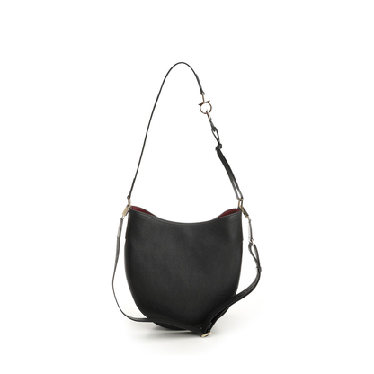 North-South Shoulder Bag in Black - Image 3