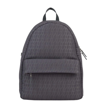 Zip N Flap Backpack Leather Smoky Grey - Image 1