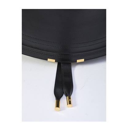 Shoulder Bag in Soft Leather Black - Image 4