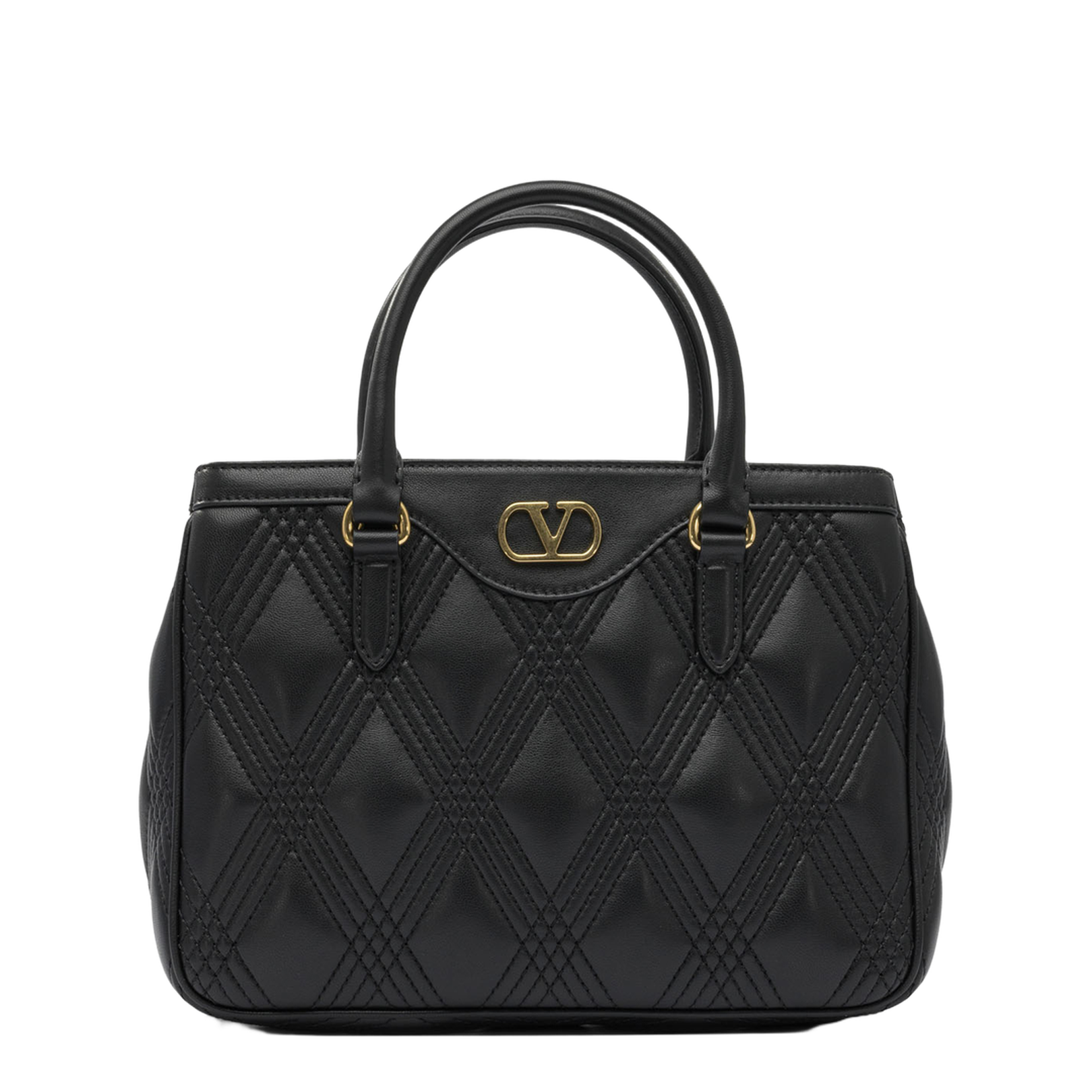 Black Leather Shoulder Bag - Image 1