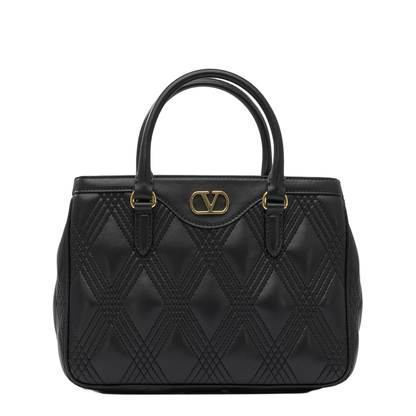 Black Leather Shoulder Bag - Image 1