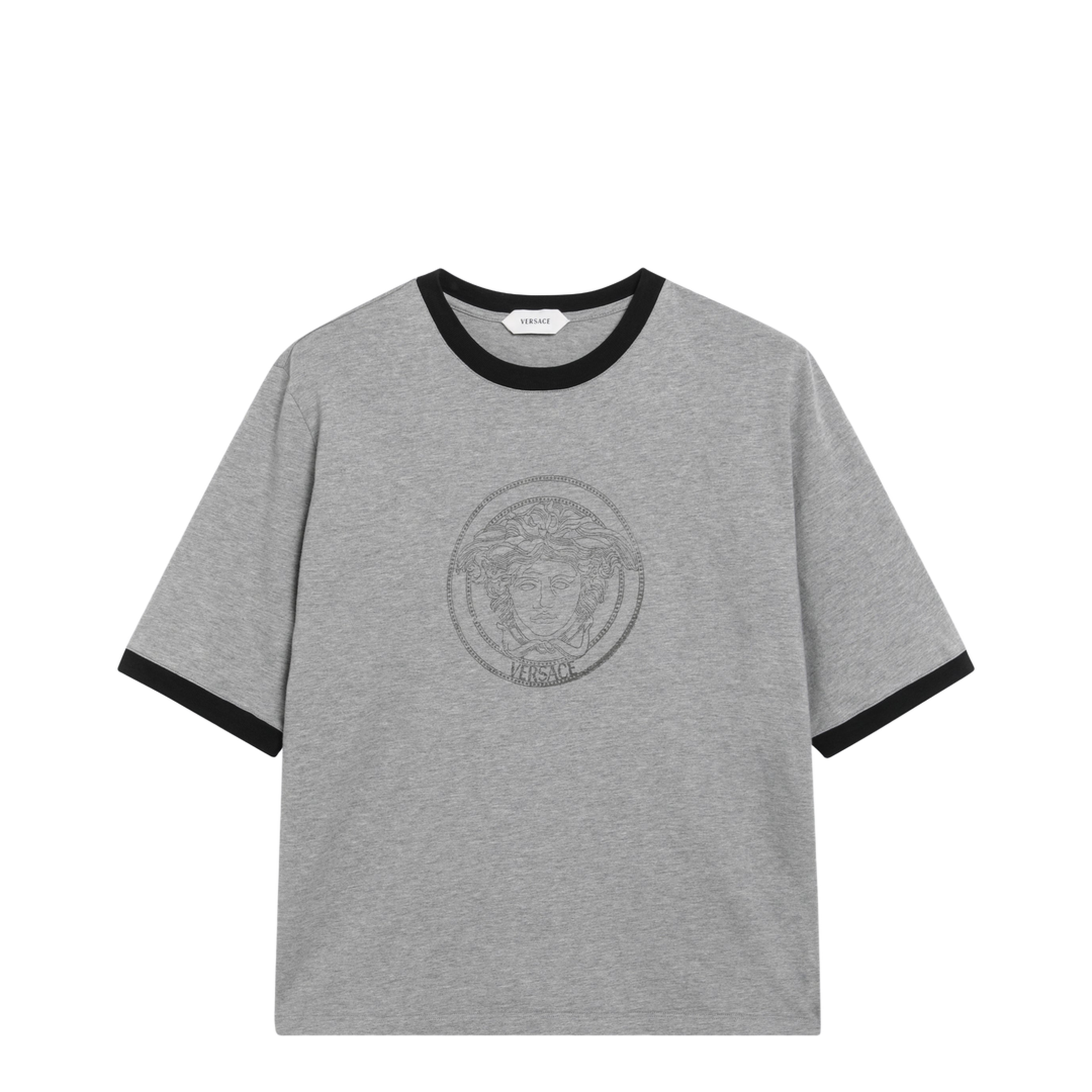 Cotton Jersey T-Shirt with Printed Logo - Image 1