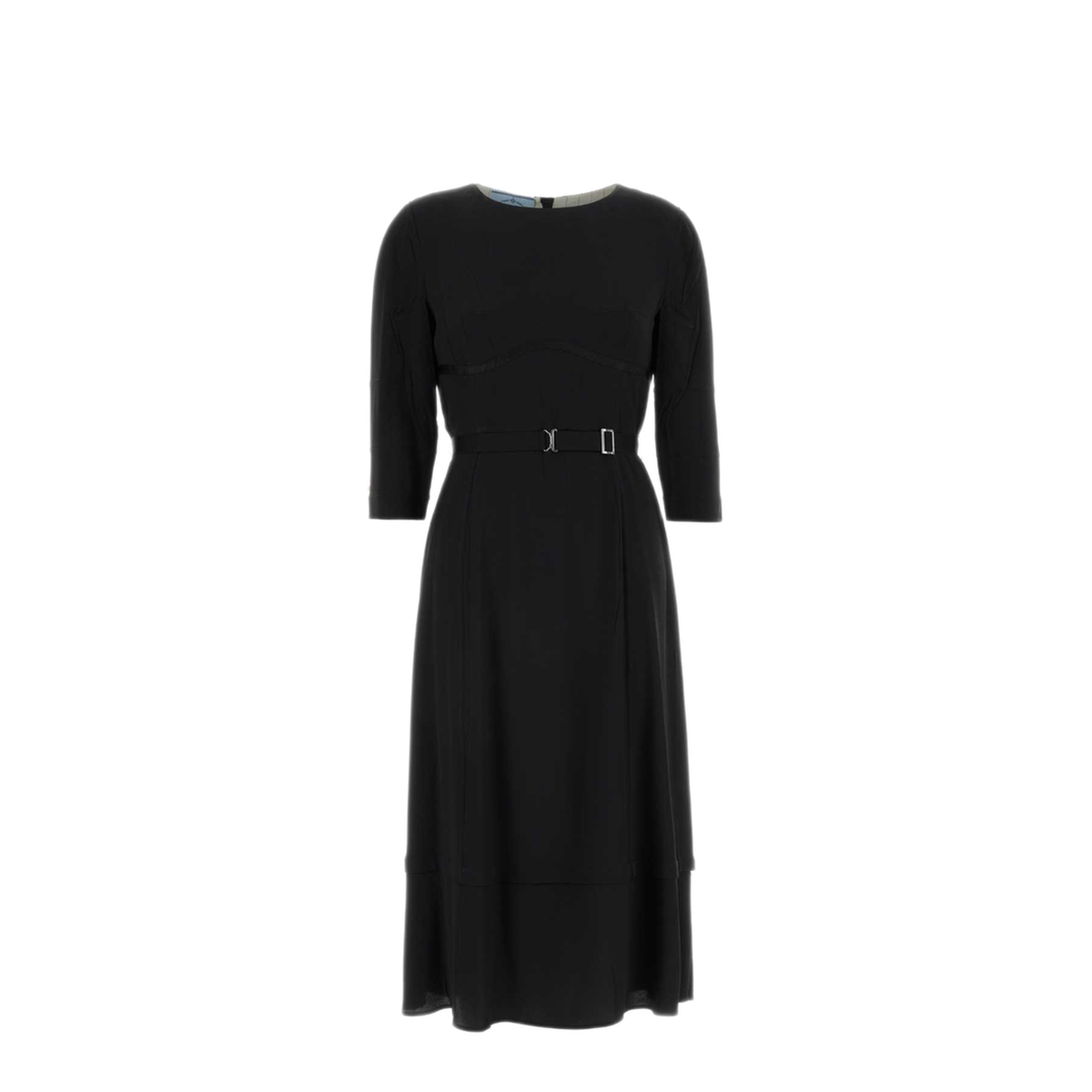 Wool And Silk Midi Dress - Image 1