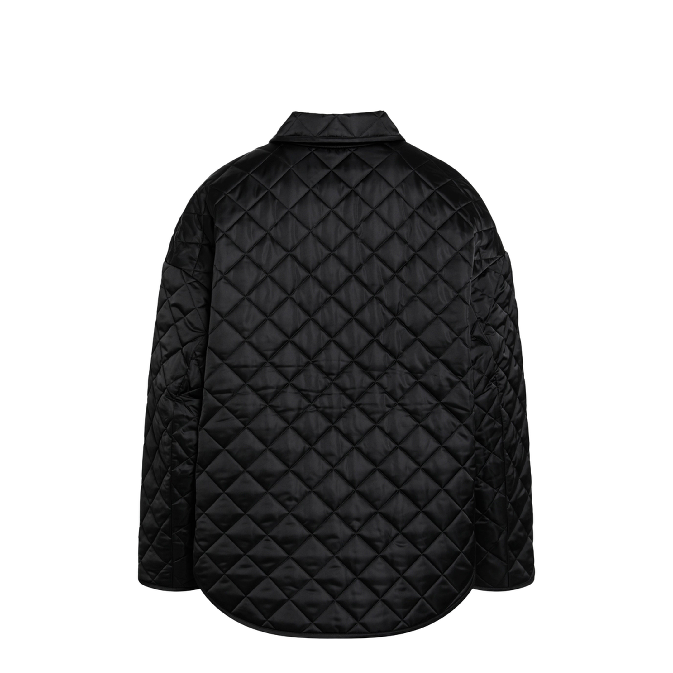 Black Quilted Jacket - Image 2