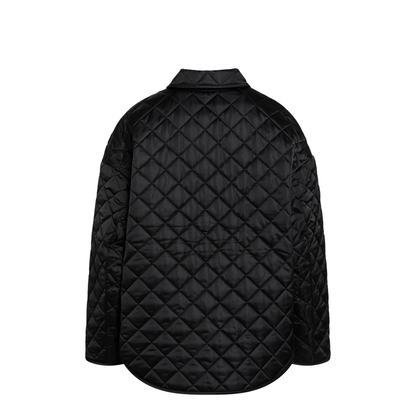 Black Quilted Jacket - Image 2
