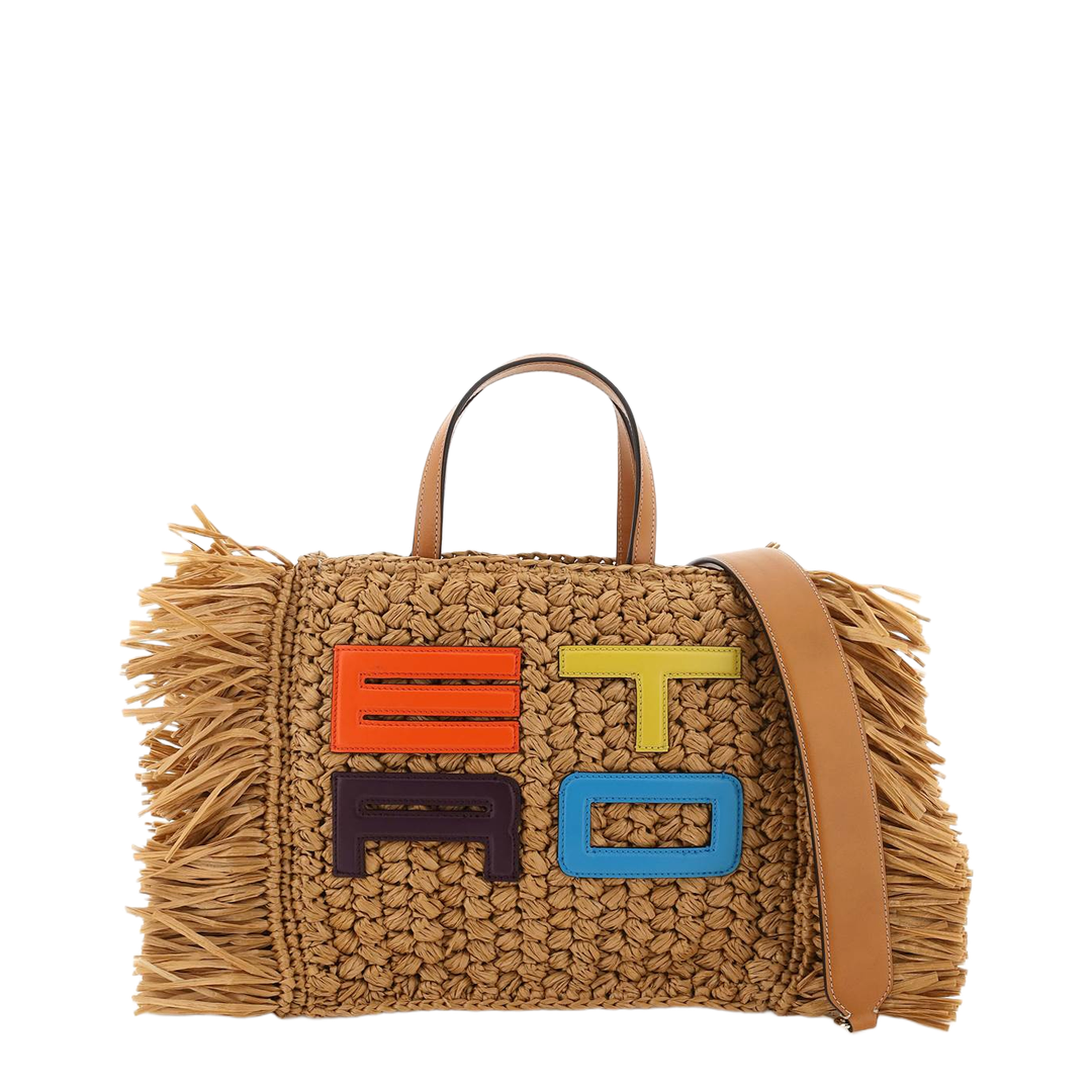 Raffia Tote Bag - Image 1
