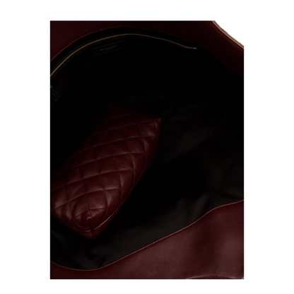 ICARE Quilted Nappa Tote Bag - Rouge Cabernet - Image 2