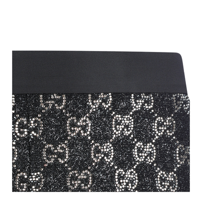 Embroidered Wool Tweed Lamé Shorts - Image 6