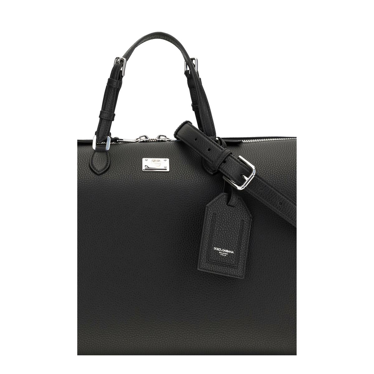 Vittoria Calfskin Travel Bag - Black - Image 4
