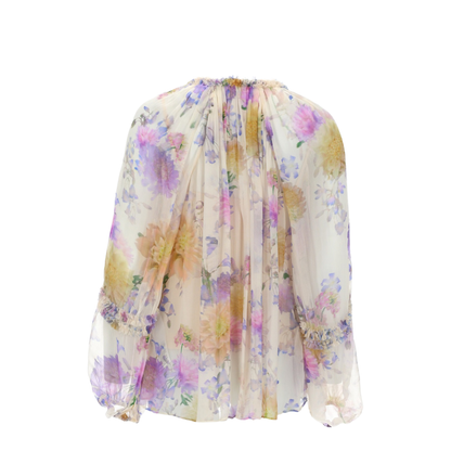 Luna Ruffle Floral Blouse - Image 3