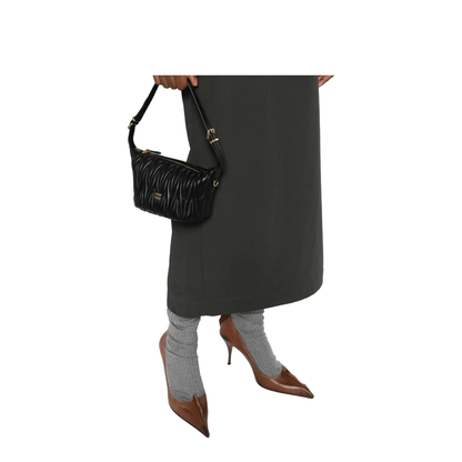 Matelassé Nappa Leather Pouch - Image 2