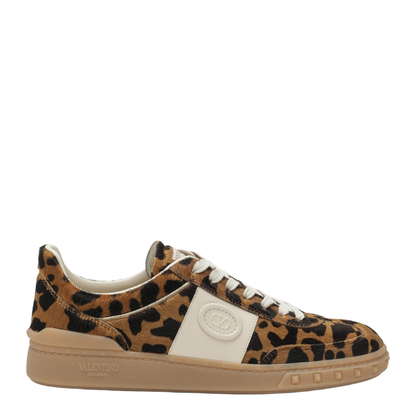Upvillage Sneaker in Pony Hair - Brown - Image 1