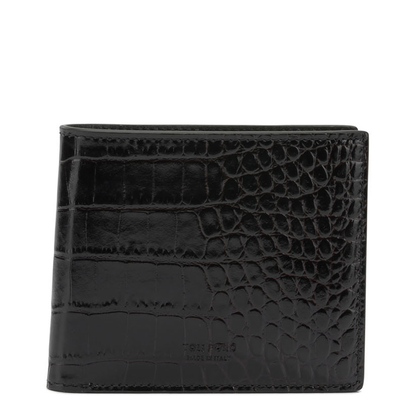 Crocodile-Effect Bi-Fold Wallet - Image 1