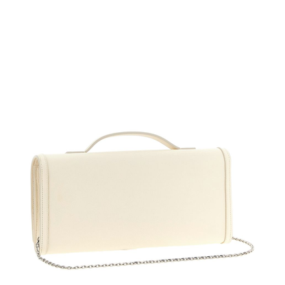 Belle Vivier Clutch - Ivory/White - Image 3