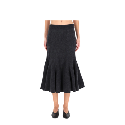 Cashmere Midi Skirt - Image 1