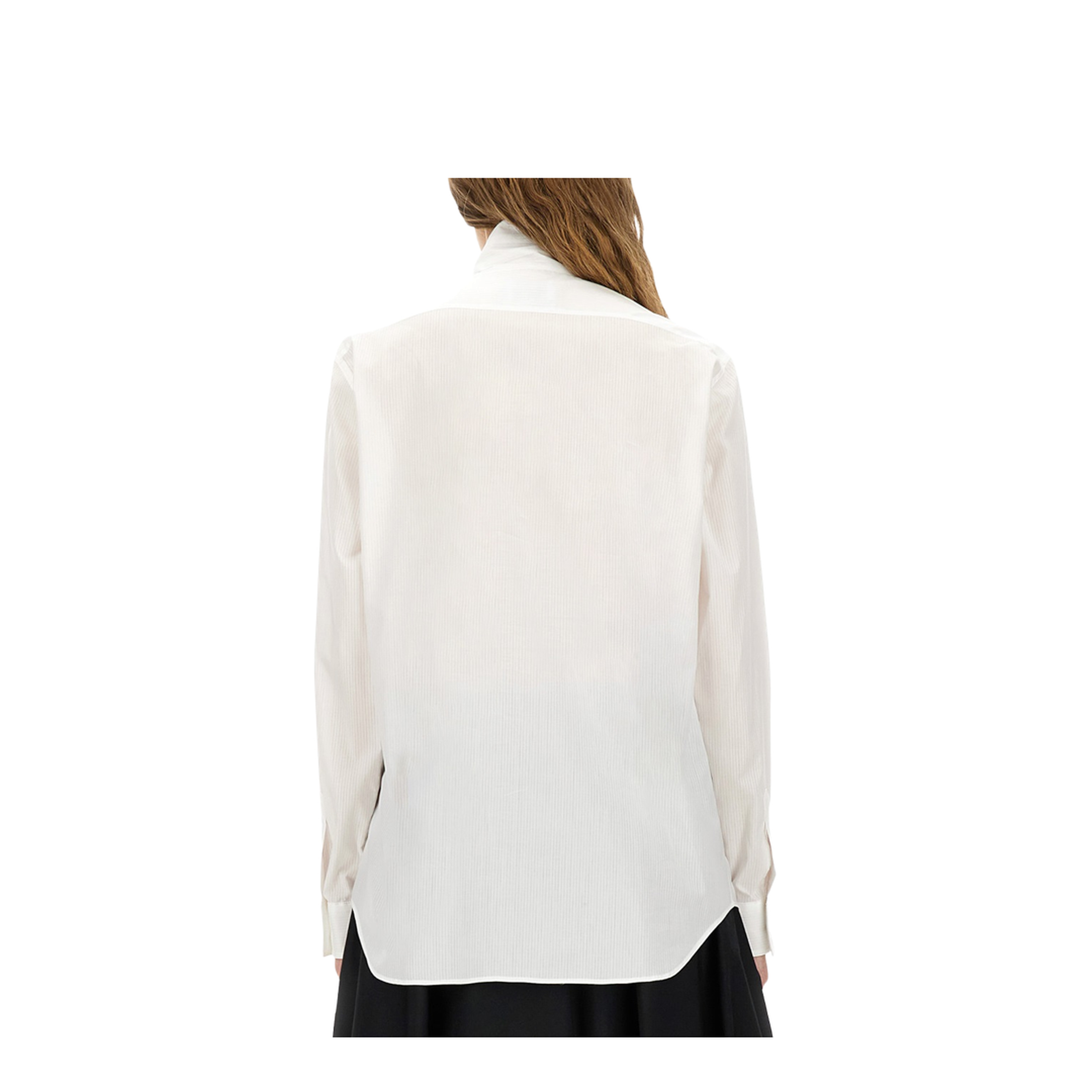 Cotton Poplin Jacquard Shirt - Image 3